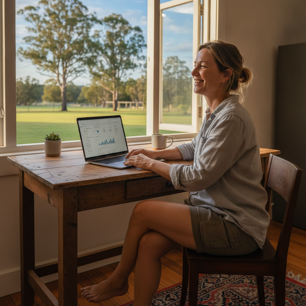 Computer cleaning in Marom Creek (2480) — a local resident at home with a clean, fast, dust-free computer running cool and quiet