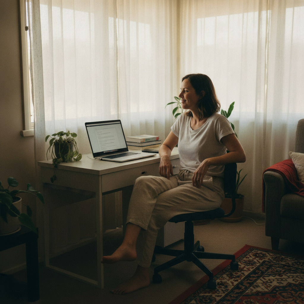 Computer cleaning in Marshdale (2420) — a local resident at home with a clean, fast, dust-free computer running cool and quiet
