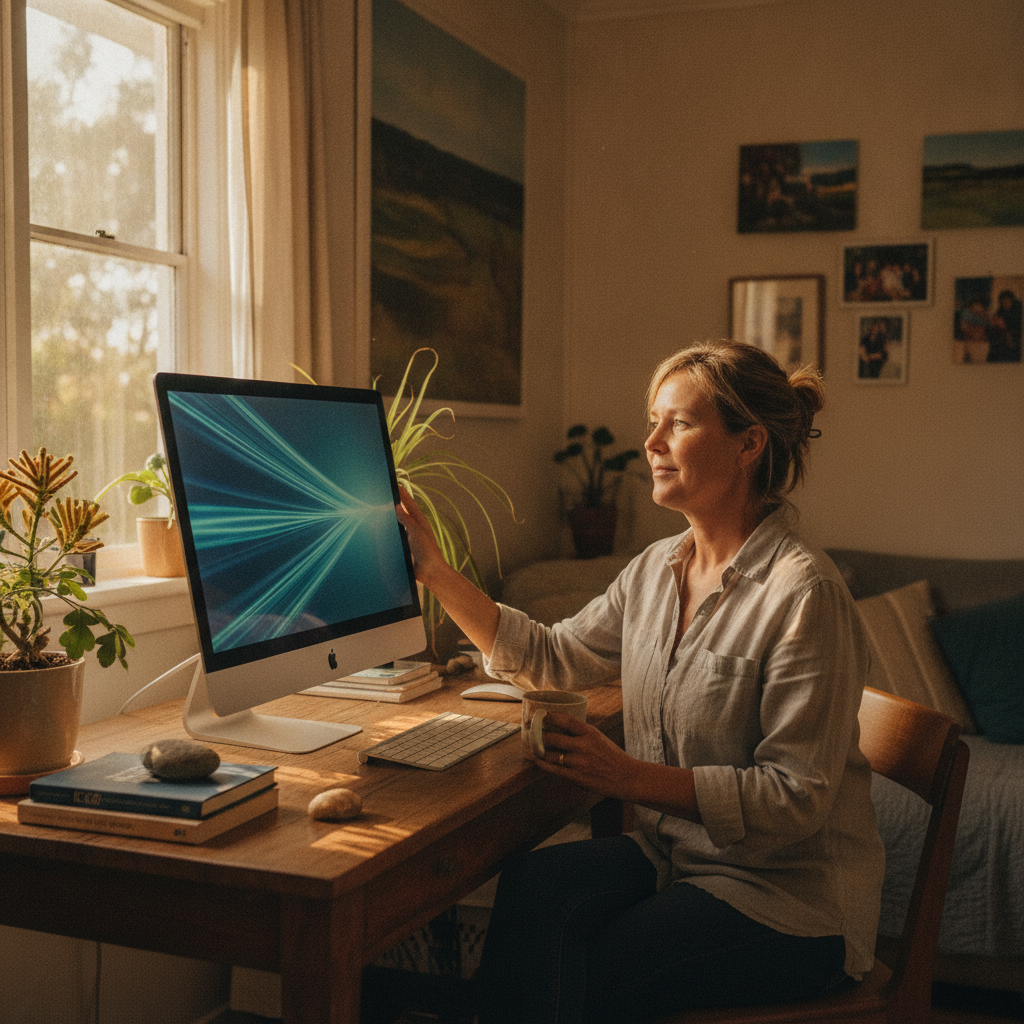 Computer cleaning in McMahons Reef (2587) — a local resident at home with a clean, fast, dust-free computer running cool and quiet
