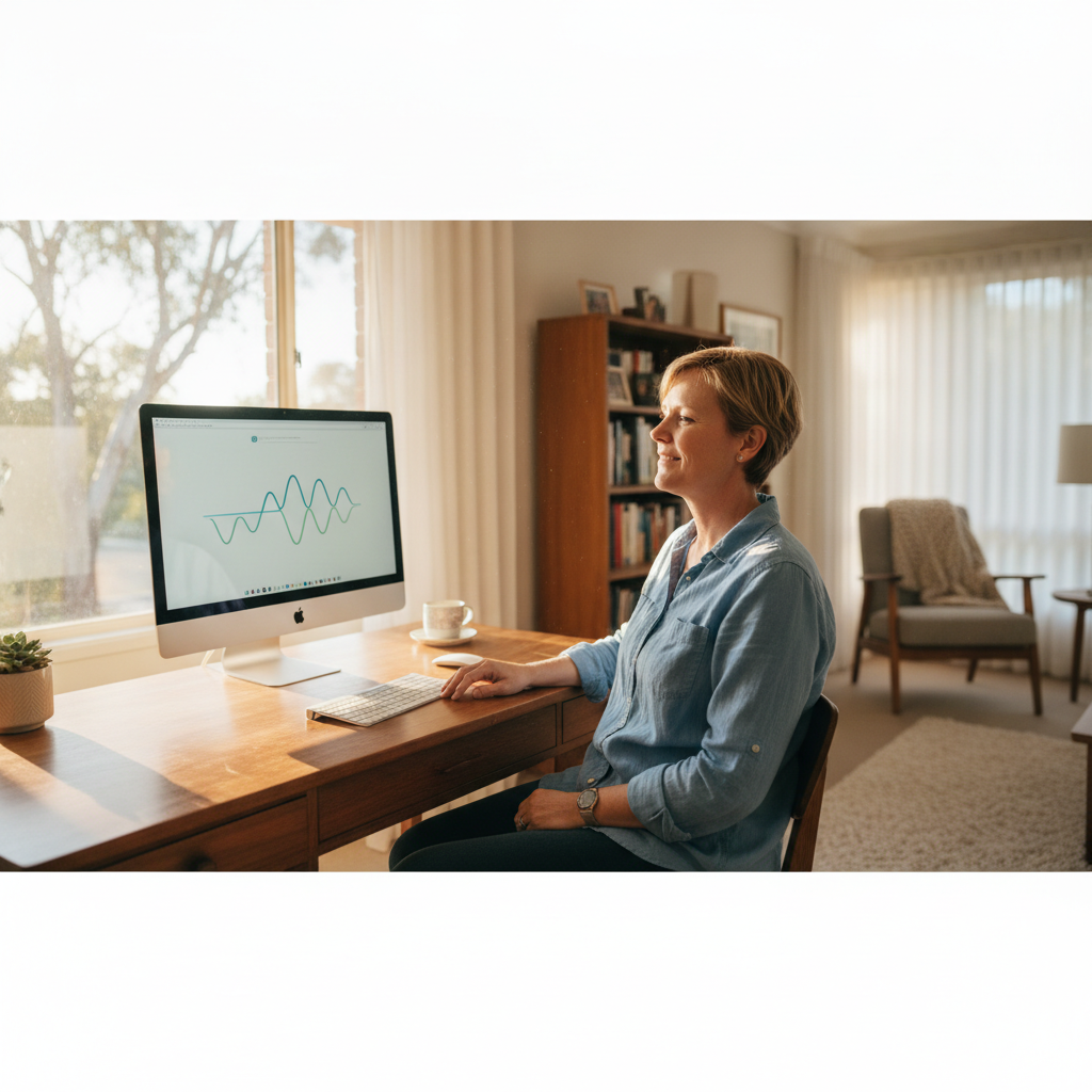 Professional computer clean-out in Medindie (5081) — a happy South Australia resident at home with a spotless, fast, quiet machine