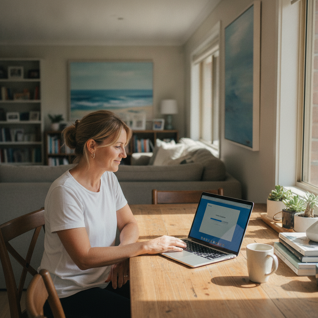 Computer cleaning in Merewether Heights (2291) — a local resident at home with a clean, fast, dust-free computer running cool and quiet