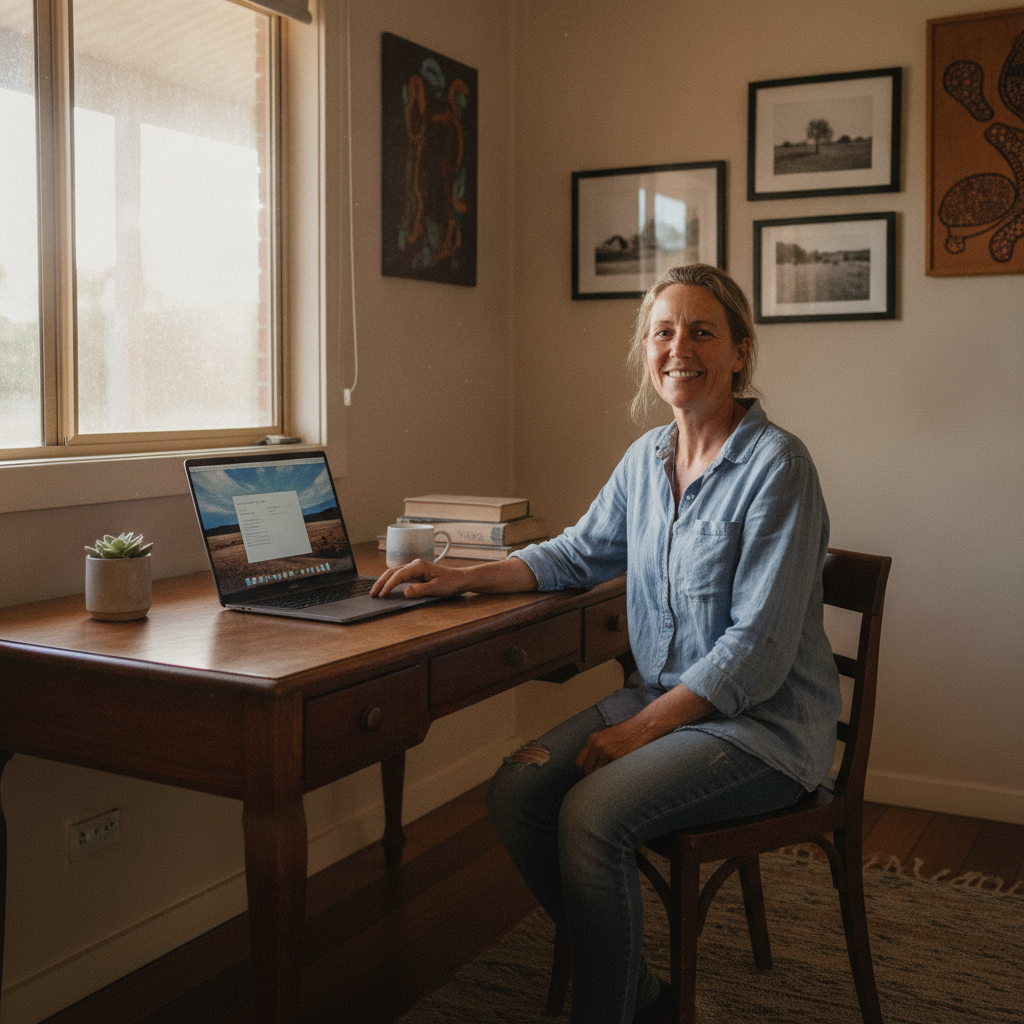 Computer cleaning in Merriwagga (2652) — a local resident at home with a clean, fast, dust-free computer running cool and quiet
