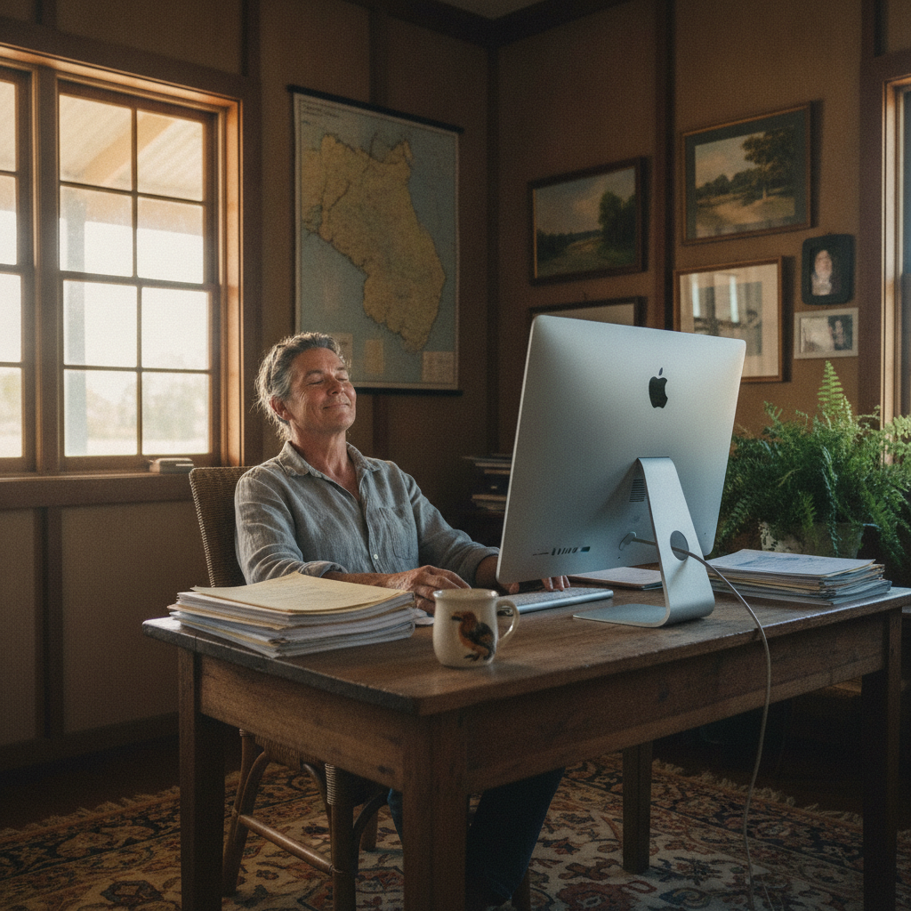 Computer cleaning in Millie (2397) — a local resident at home with a clean, fast, dust-free computer running cool and quiet