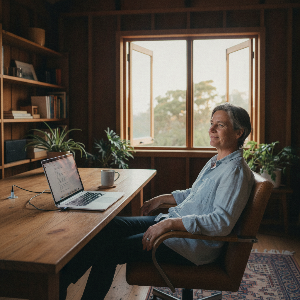 Computer cleaning in Moggs Swamp (2370) — a local resident at home with a clean, fast, dust-free computer running cool and quiet