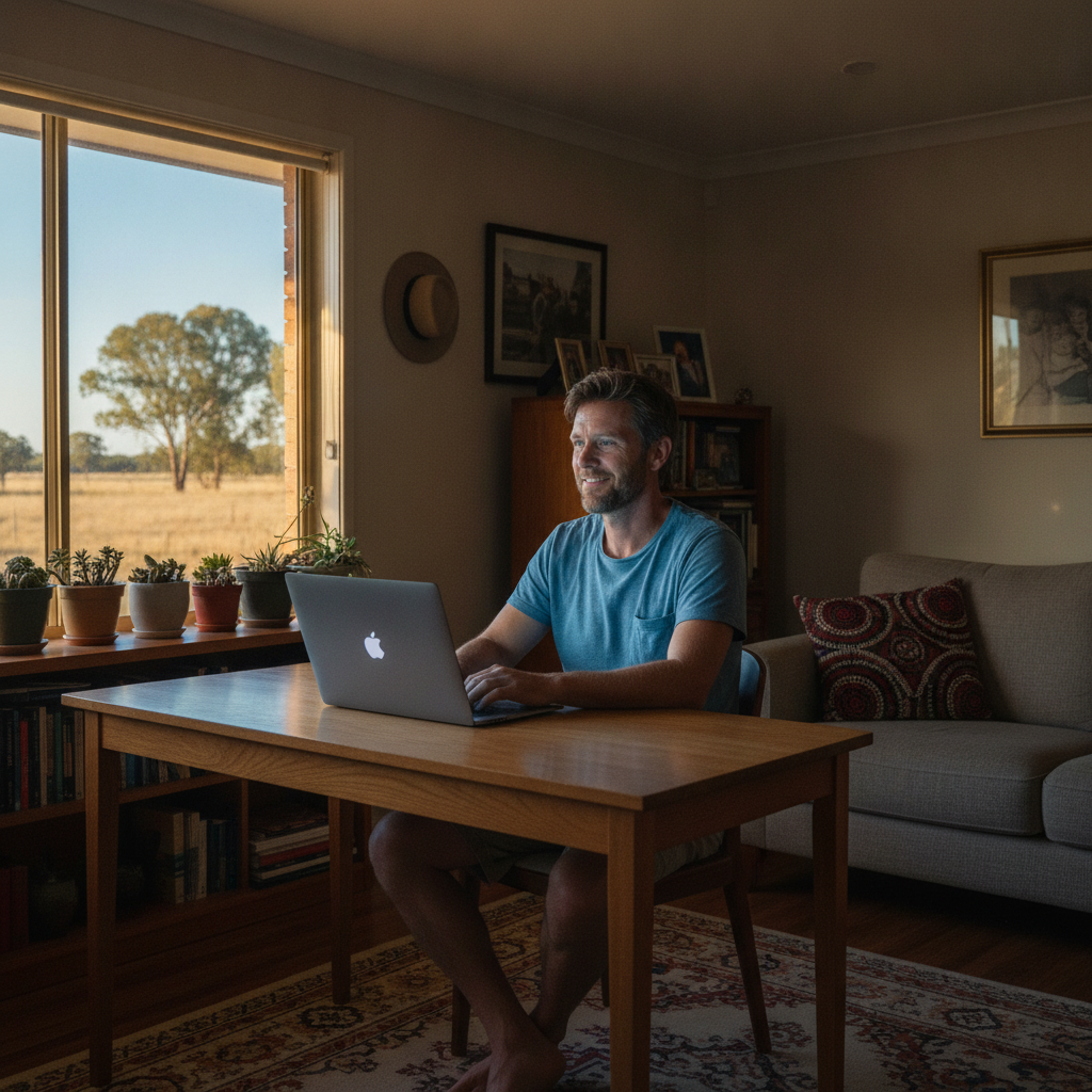 Computer cleaning in Moira (2710) — a local resident at home with a clean, fast, dust-free computer running cool and quiet