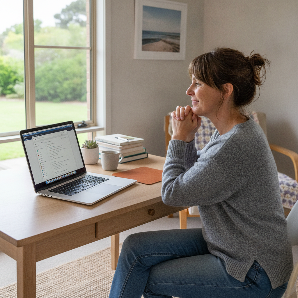 Computer cleaning in Moonah (7009) — a local resident at home with a clean, fast, dust-free computer running cool and quiet