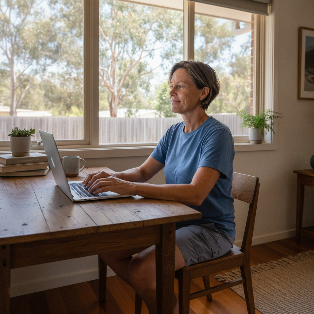 Computer cleaning in Moorland (2443) — a local resident at home with a clean, fast, dust-free computer running cool and quiet