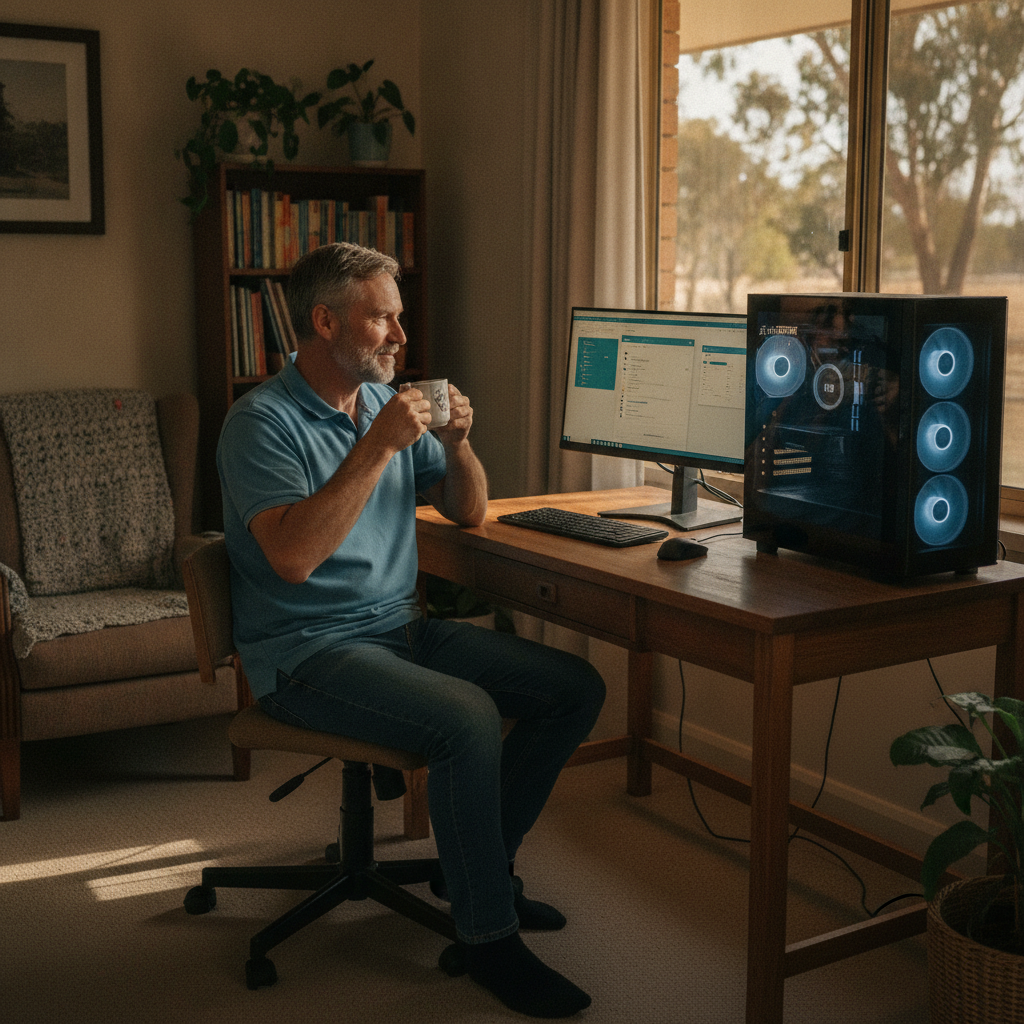 Laptop and desktop cleaning in Moorwatha (2640) — an at-home owner pleased their computer runs cool and quiet again