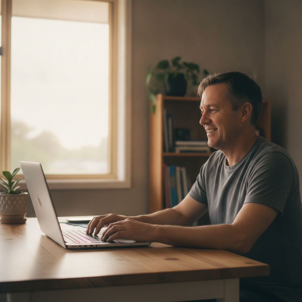 Computer cleaning in Morwell Upper (3840) — a local resident at home with a clean, fast, dust-free computer running cool and quiet