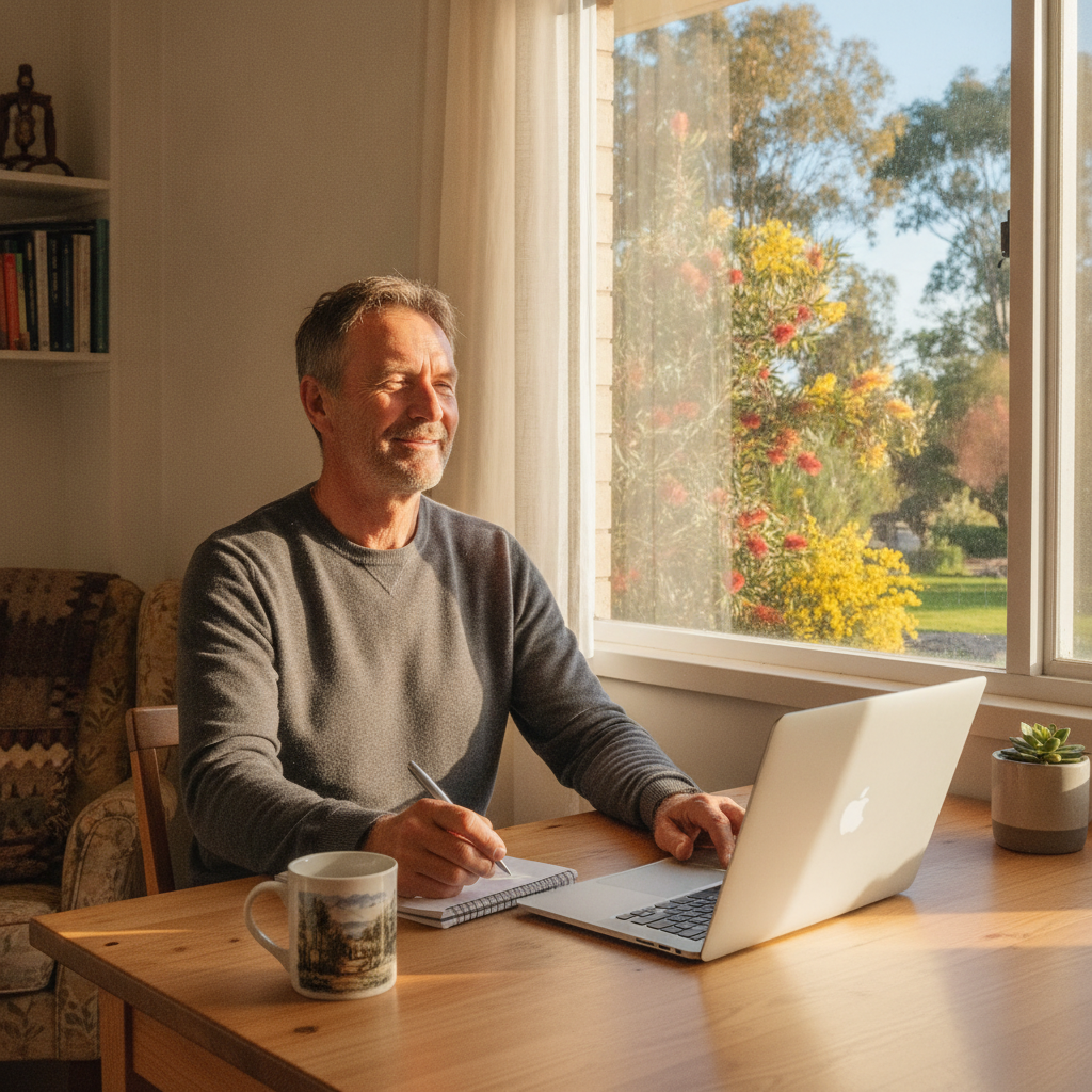 Computer cleaning in Mount Arthur (2820) — a local resident at home with a clean, fast, dust-free computer running cool and quiet