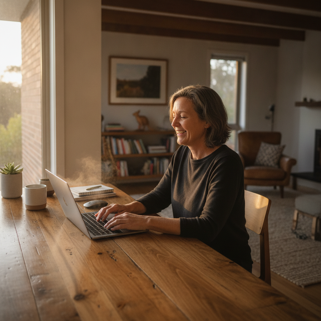 Computer cleaning in Mount Collins (2794) — a local resident at home with a clean, fast, dust-free computer running cool and quiet