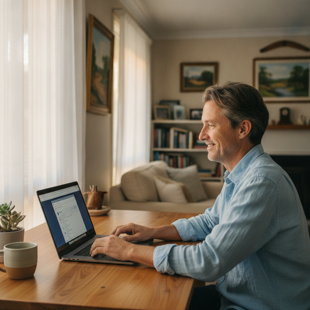 Computer cleaning in Mount Cooper (2631) — a local resident at home with a clean, fast, dust-free computer running cool and quiet
