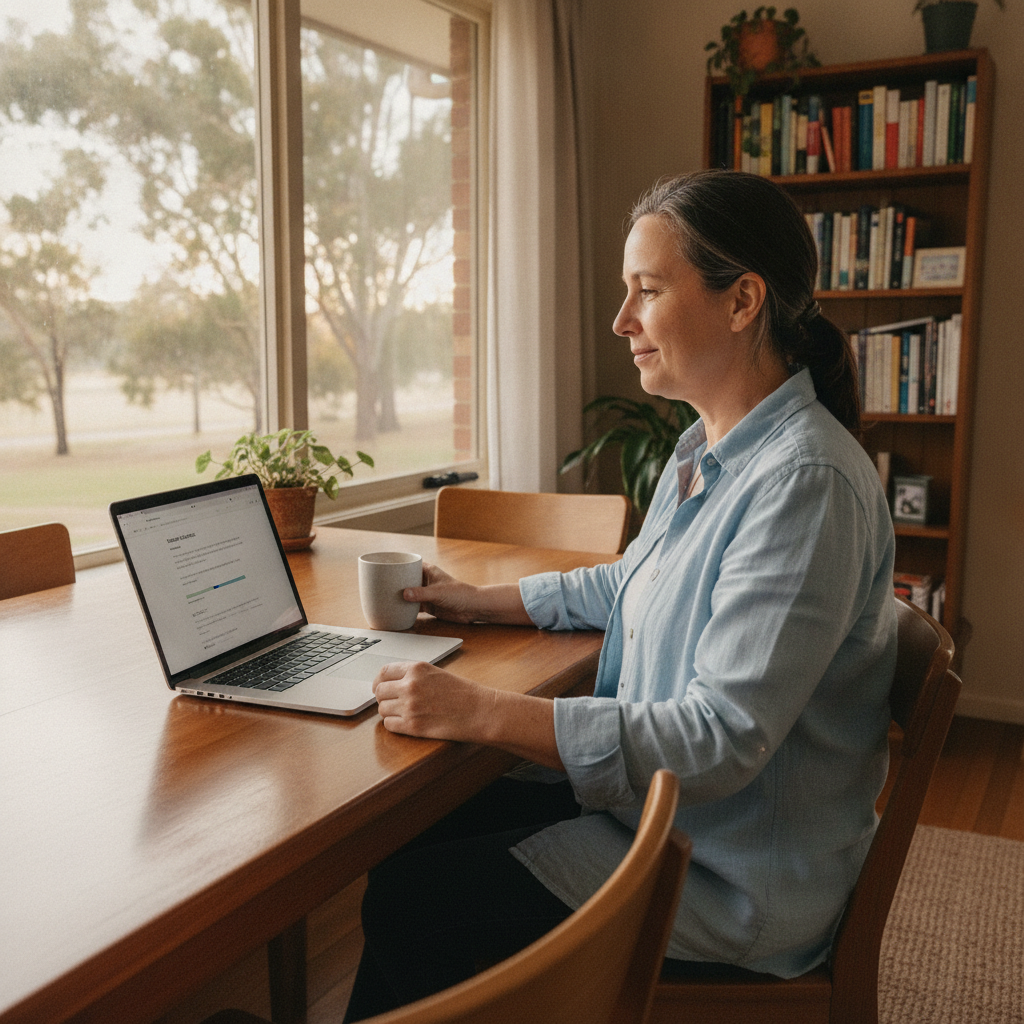 Computer cleaning in Mount Knowles (2850) — a local resident at home with a clean, fast, dust-free computer running cool and quiet