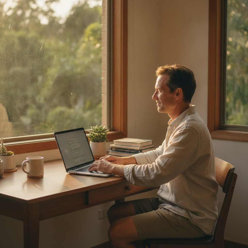 Computer cleaning in Mount Warning (2484) — a local resident at home with a clean, fast, dust-free computer running cool and quiet