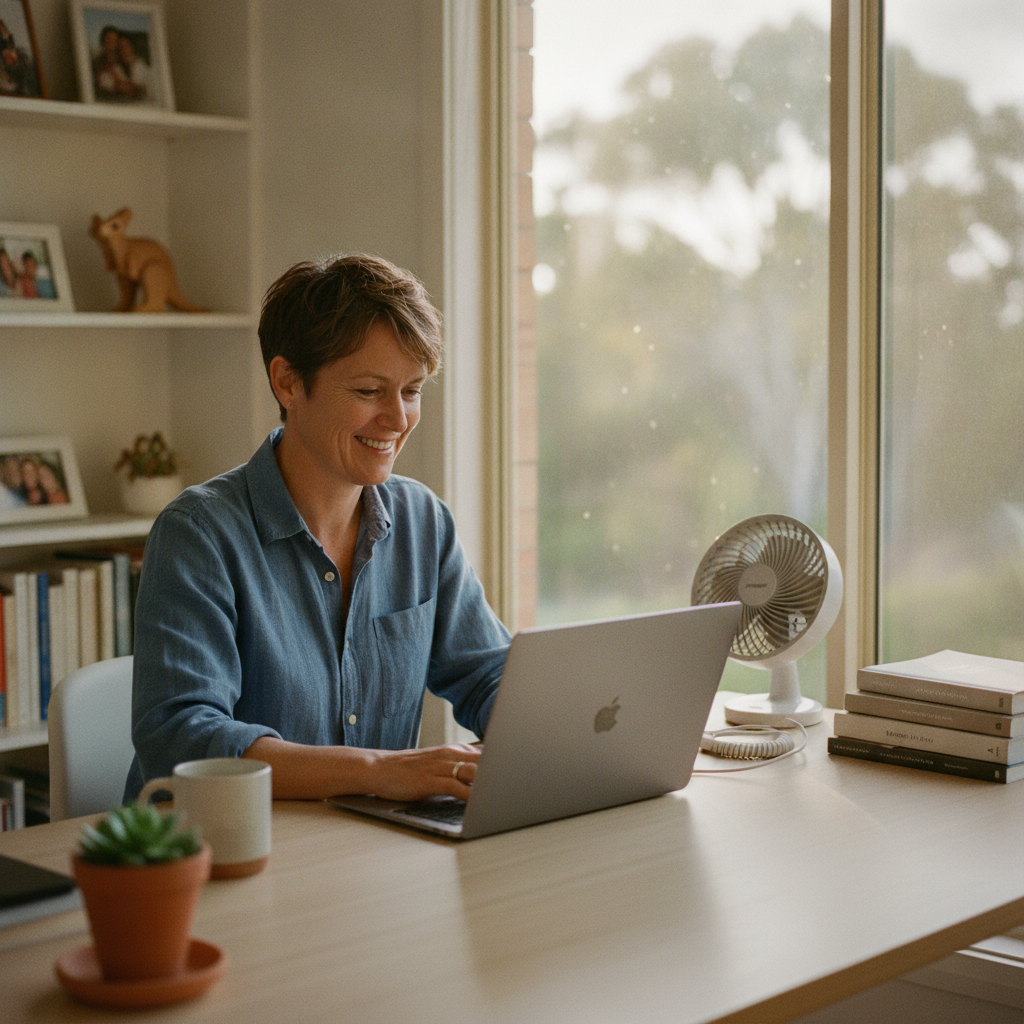 Computer cleaning in Mundamia (2540) — a local resident at home with a clean, fast, dust-free computer running cool and quiet