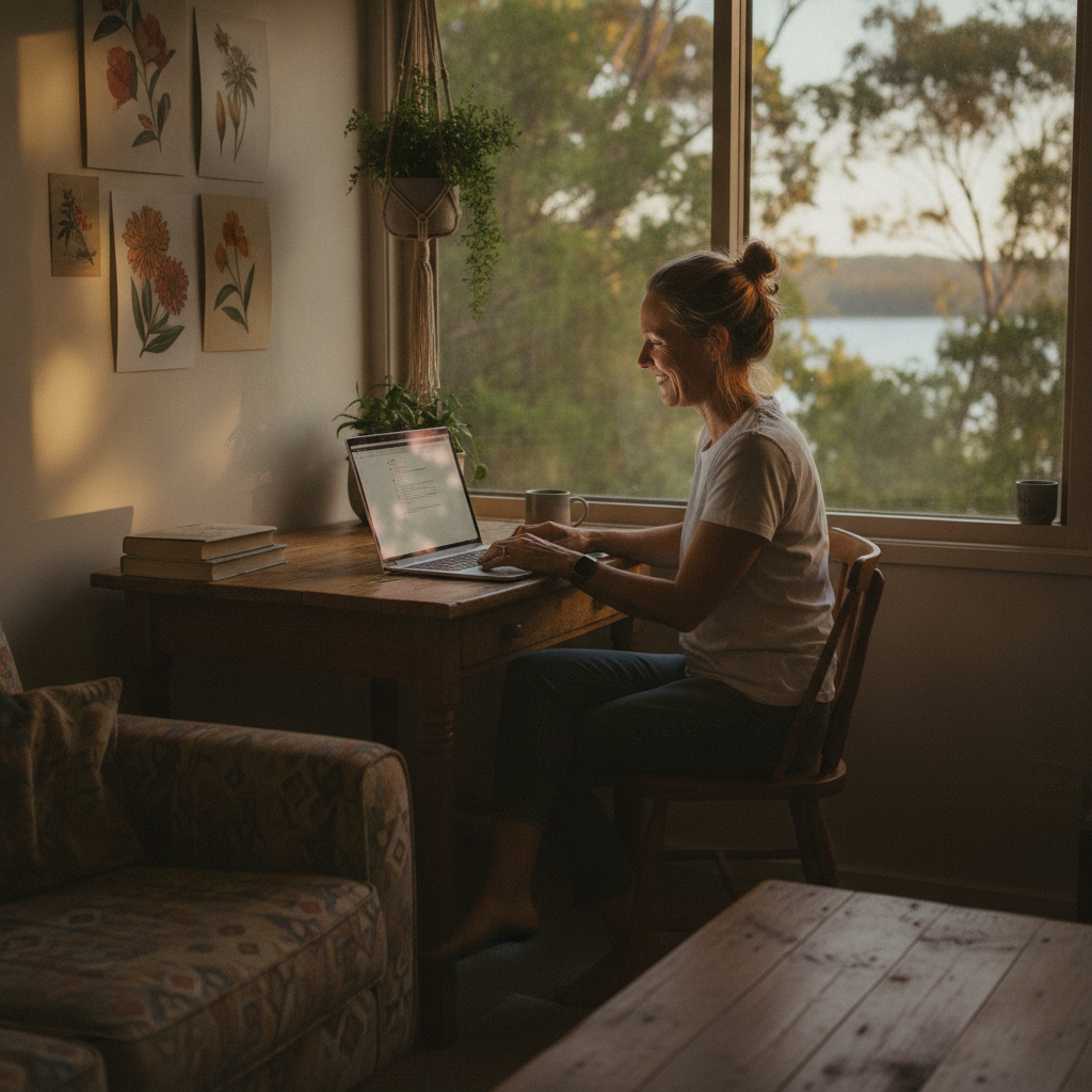 Computer cleaning in Myall Lake (2423) — a local resident at home with a clean, fast, dust-free computer running cool and quiet