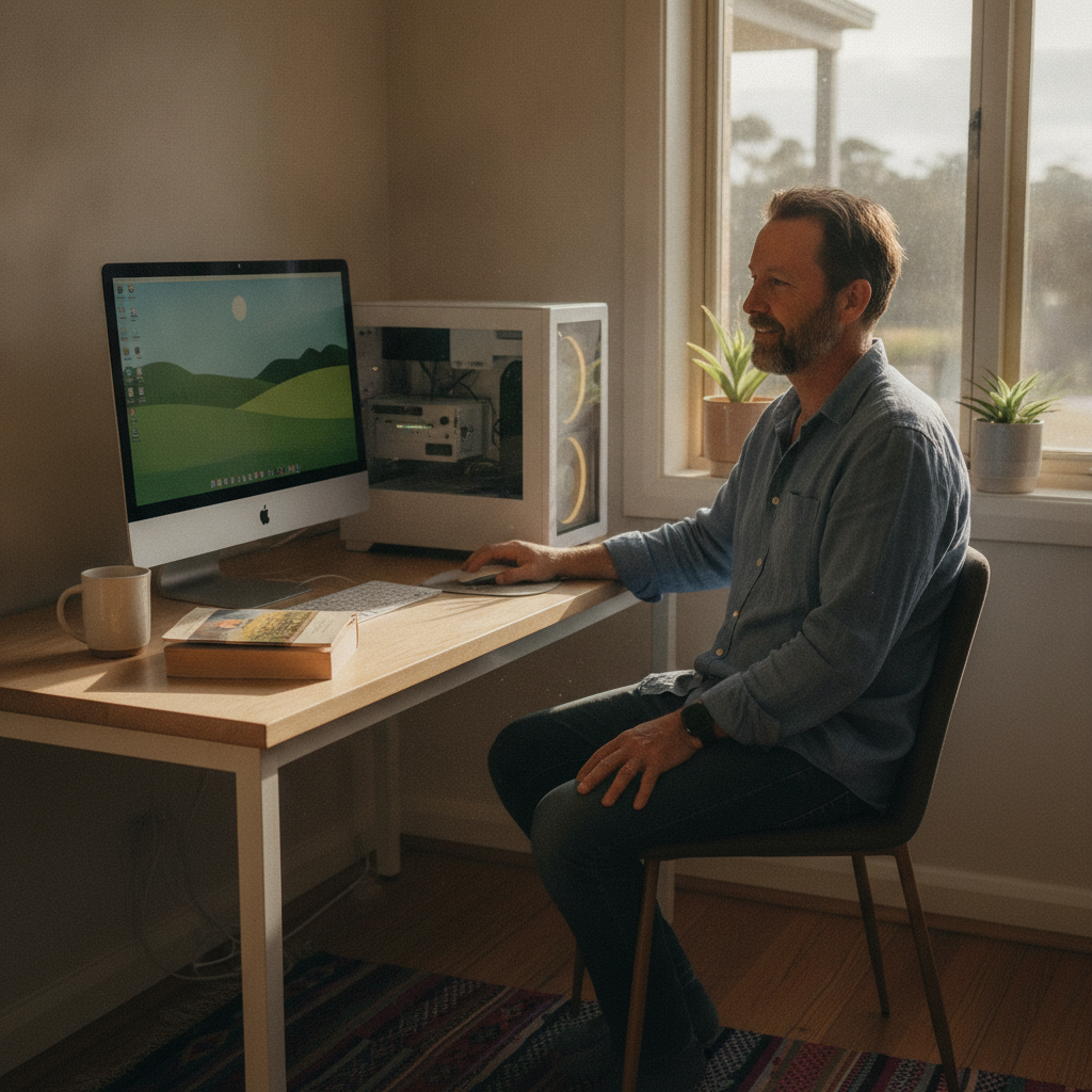 Laptop and desktop cleaning in Mylor (5153) — an at-home owner pleased their computer runs cool and quiet again