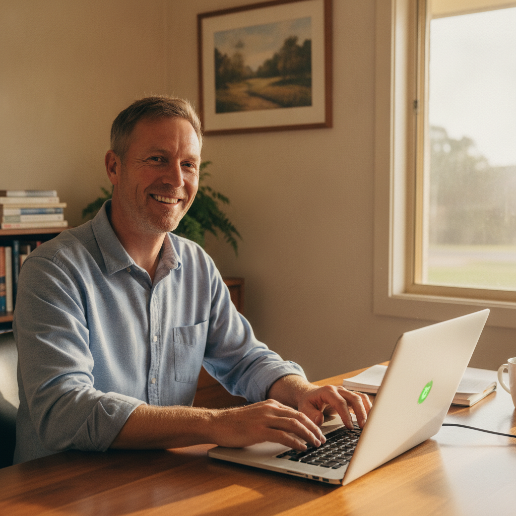 Computer cleaning in Narrawa (2583) — a local resident at home with a clean, fast, dust-free computer running cool and quiet
