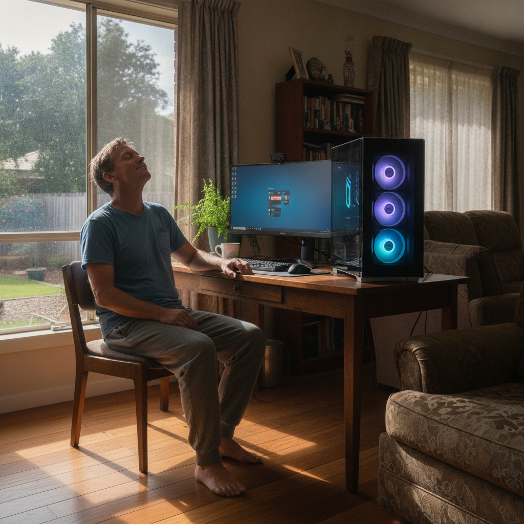 Laptop and desktop cleaning in Newborough East (3825) — an at-home owner pleased their computer runs cool and quiet again