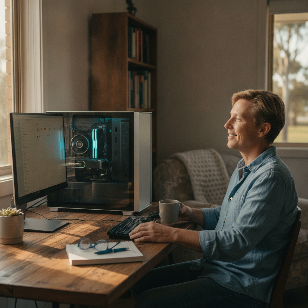 Laptop and desktop cleaning in North Haven (5018) — an at-home owner pleased their computer runs cool and quiet again