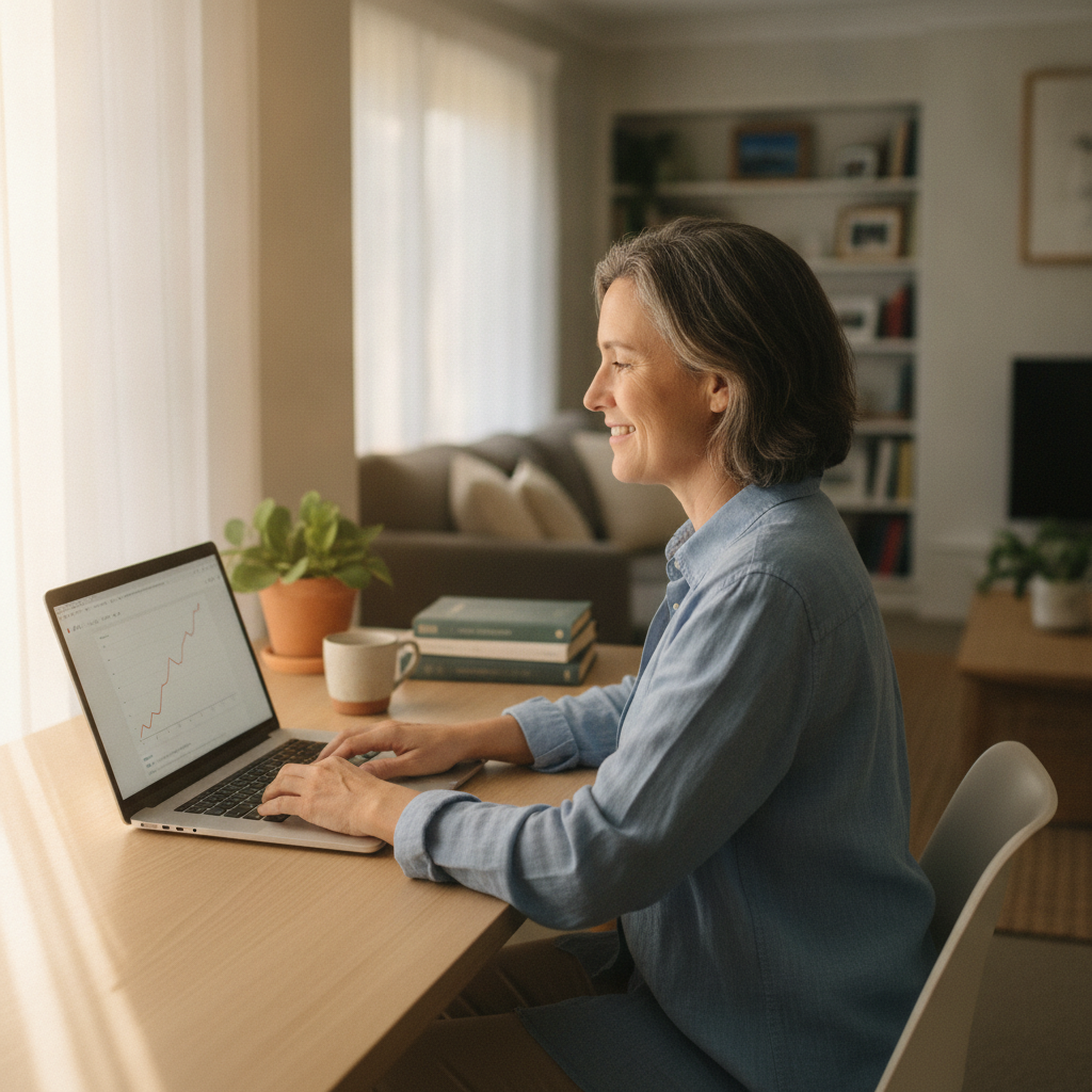 Professional computer clean-out in North Wahroonga (2076) — a happy New South Wales resident at home with a spotless, fast, quiet machine