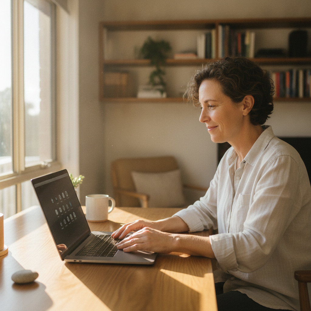 Computer cleaning in Northbridge (6003) — a local resident at home with a clean, fast, dust-free computer running cool and quiet