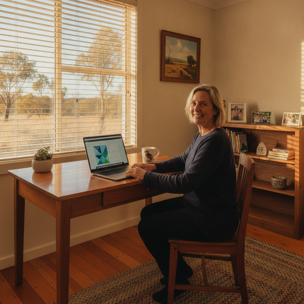 Computer cleaning in Nowendoc (2354) — a local resident at home with a clean, fast, dust-free computer running cool and quiet