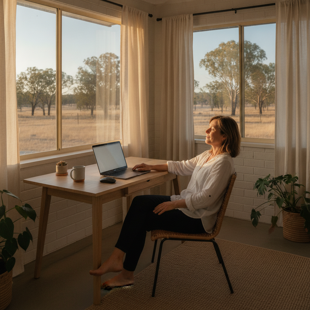 Computer cleaning in Nullamanna (2360) — a local resident at home with a clean, fast, dust-free computer running cool and quiet