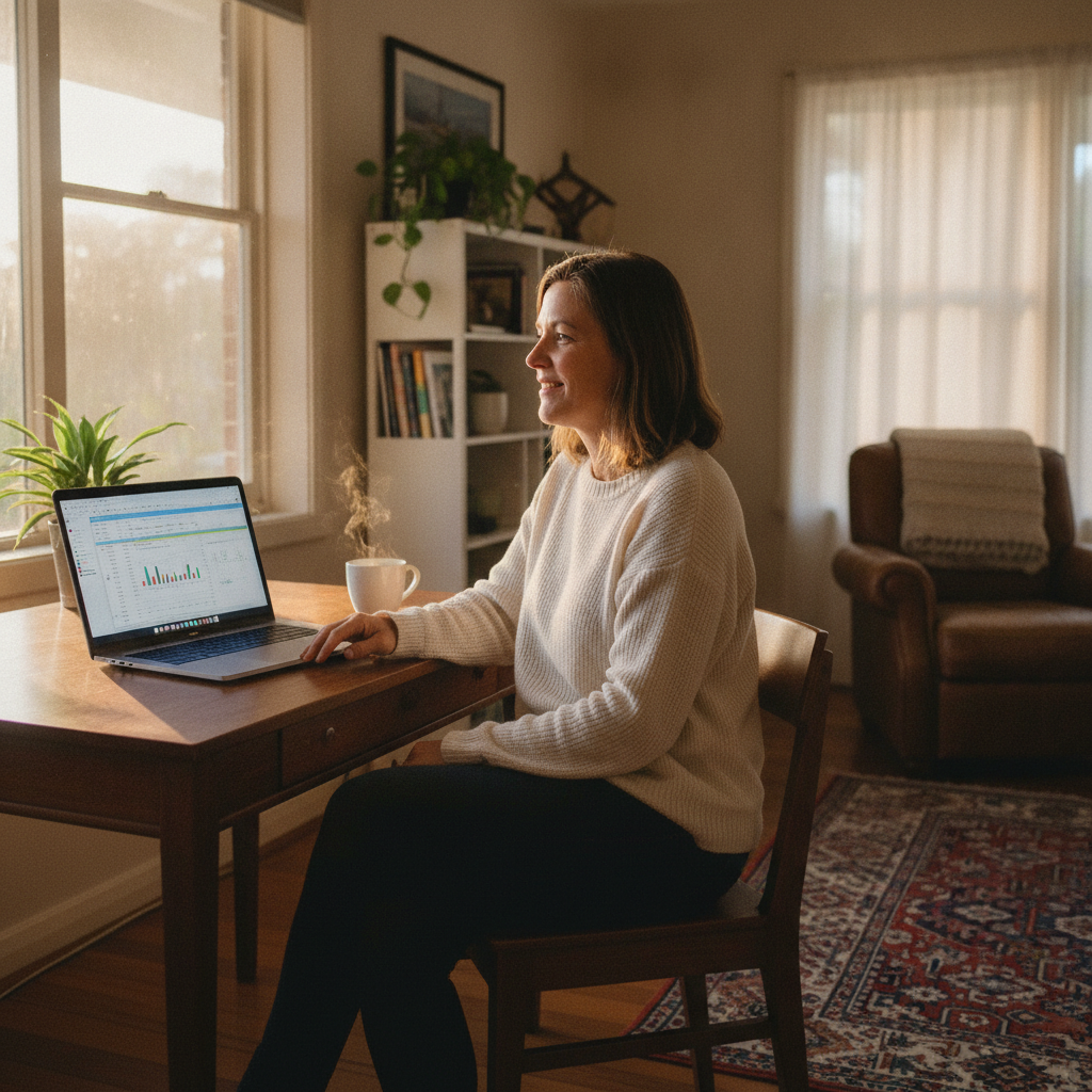 Computer cleaning in Old Grevillia (2474) — a local resident at home with a clean, fast, dust-free computer running cool and quiet