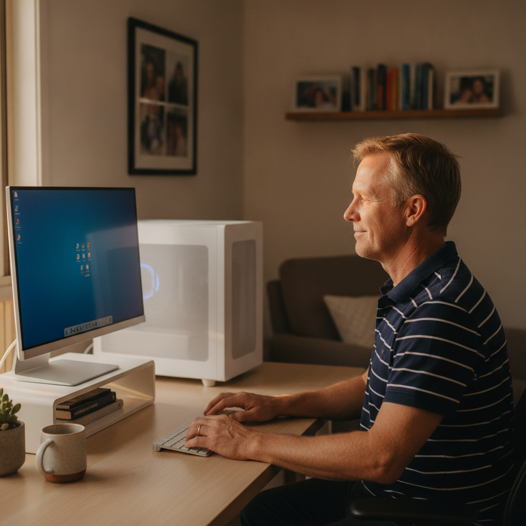 Laptop and desktop cleaning in Ormeau (4208) — an at-home owner pleased their computer runs cool and quiet again