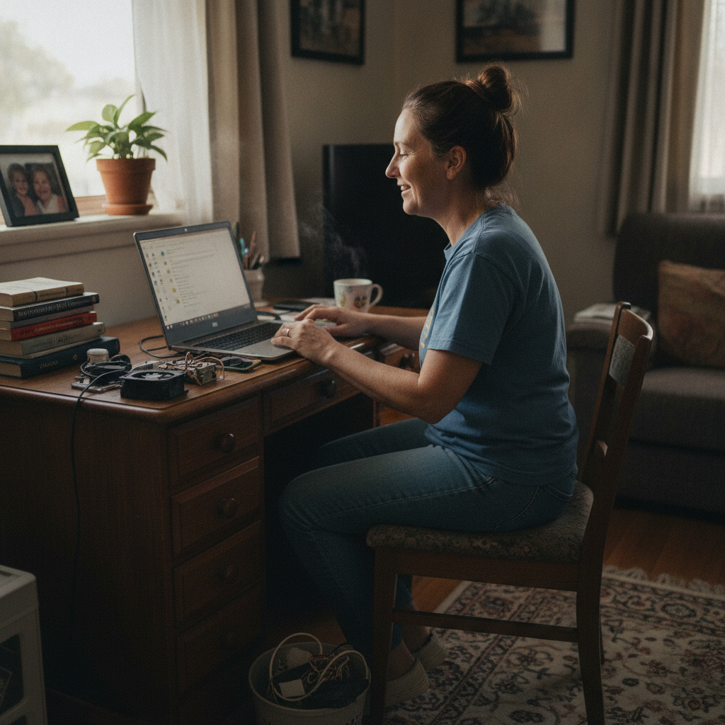 Laptop and desktop cleaning in Ottoway (5013) — an at-home owner pleased their computer runs cool and quiet again
