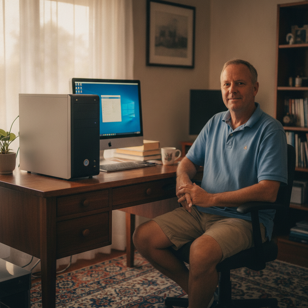 Laptop and desktop cleaning in Oxley (2824) — an at-home owner pleased their computer runs cool and quiet again