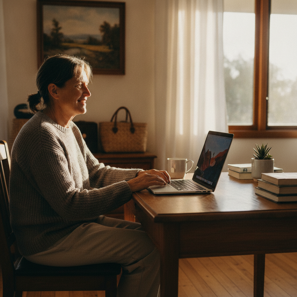 Computer cleaning in Pages Flat (5172) — a local resident at home with a clean, fast, dust-free computer running cool and quiet