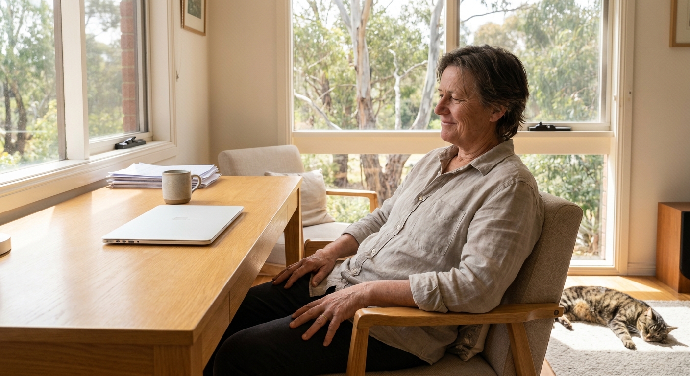 Computer cleaning in Park Orchards (3114) — a local resident at home with a clean, fast, dust-free computer running cool and quiet