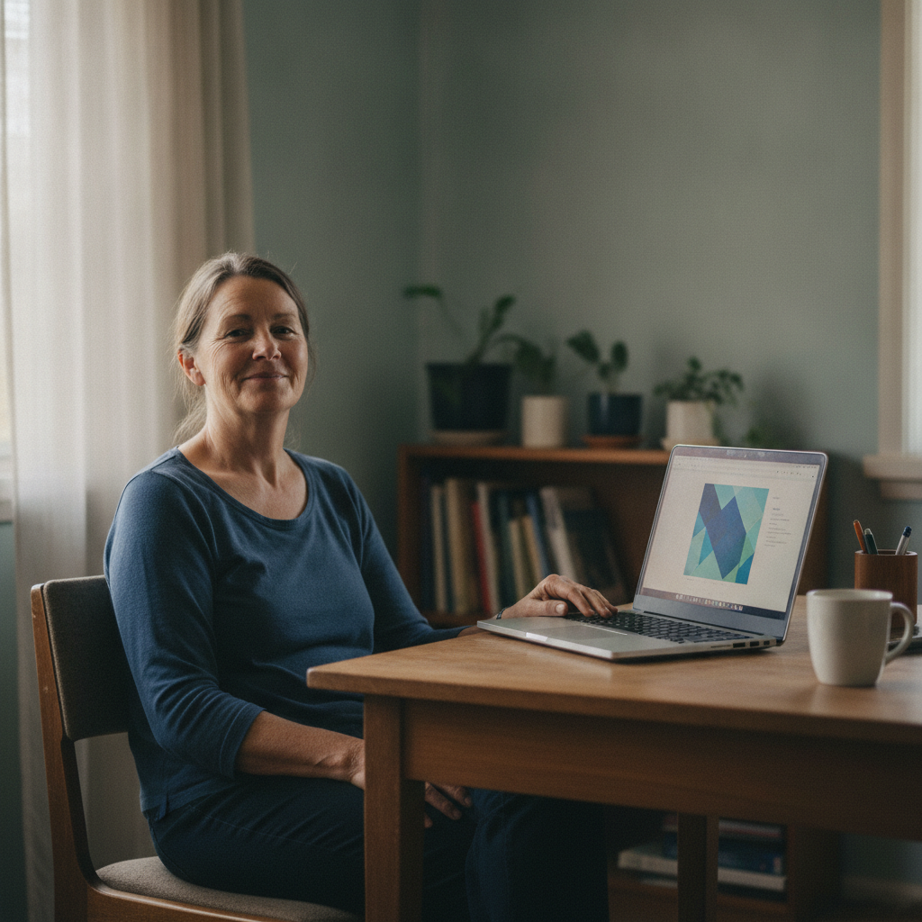 Professional computer clean-out in Peak Hill (2869) — a happy New South Wales resident at home with a spotless, fast, quiet machine