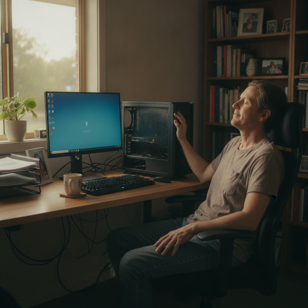 Laptop and desktop cleaning in Penrith South (2750) — an at-home owner pleased their computer runs cool and quiet again