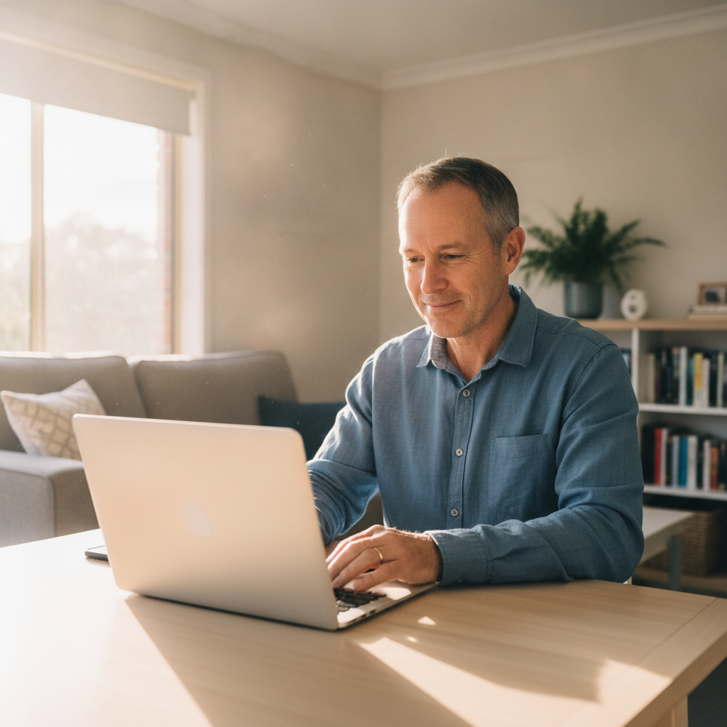 Computer cleaning in Pheasant Ground (2577) — a local resident at home with a clean, fast, dust-free computer running cool and quiet