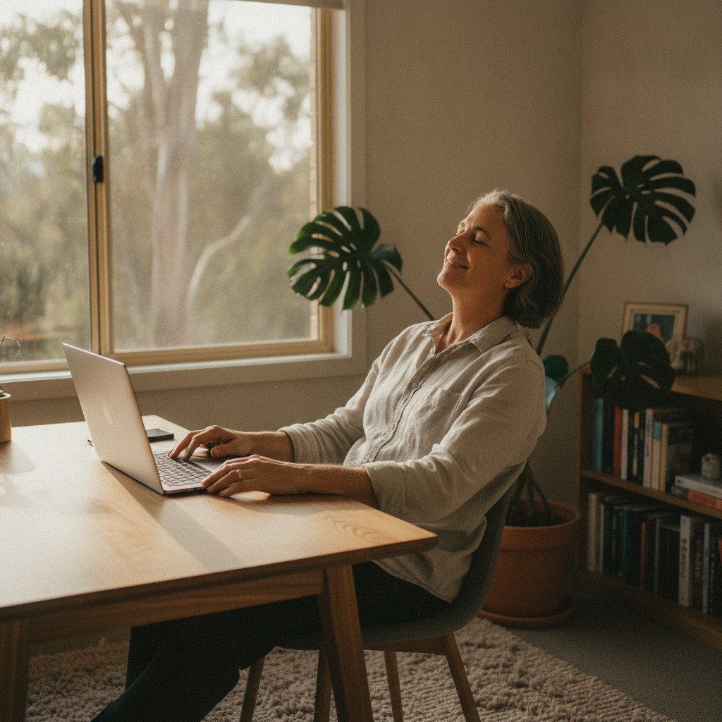 Computer cleaning in Phillip Bay (2036) — a local resident at home with a clean, fast, dust-free computer running cool and quiet