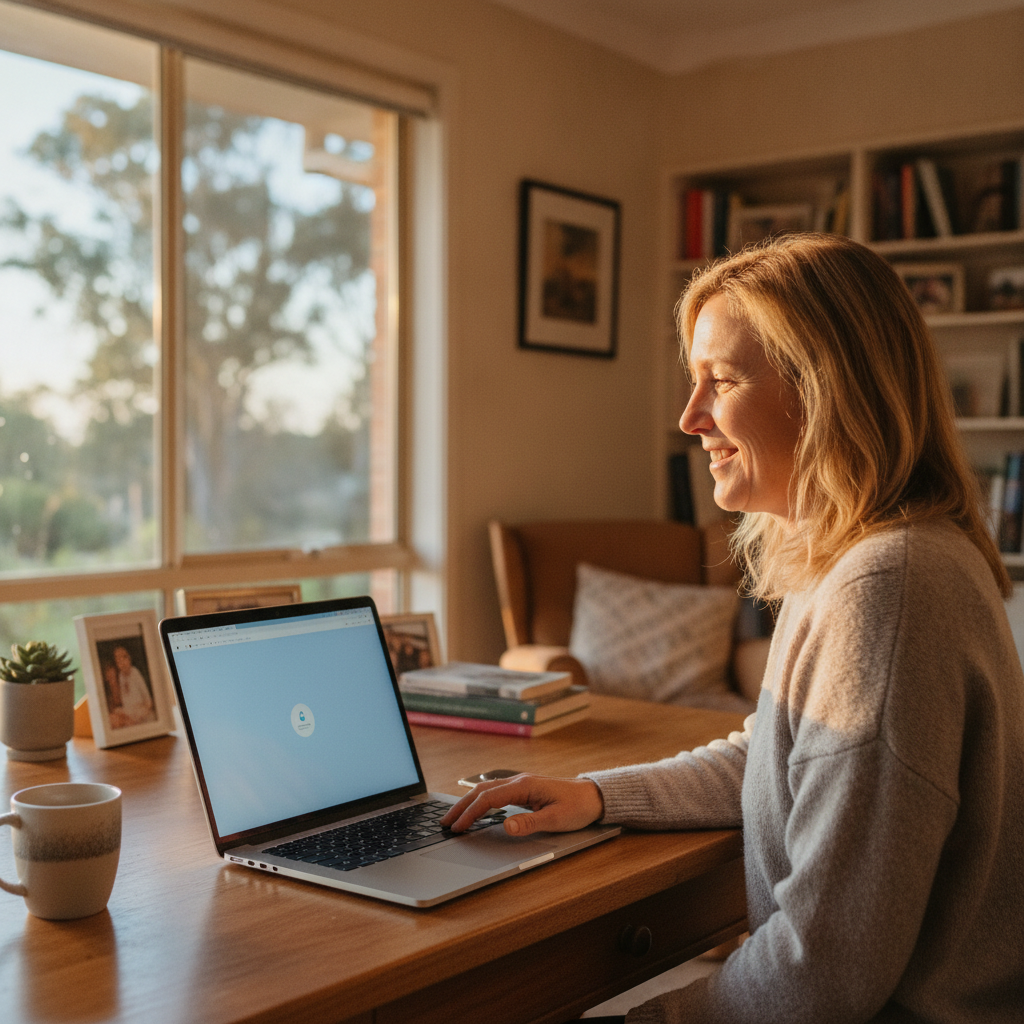 Computer cleaning in Pine Clump (2831) — a local resident at home with a clean, fast, dust-free computer running cool and quiet