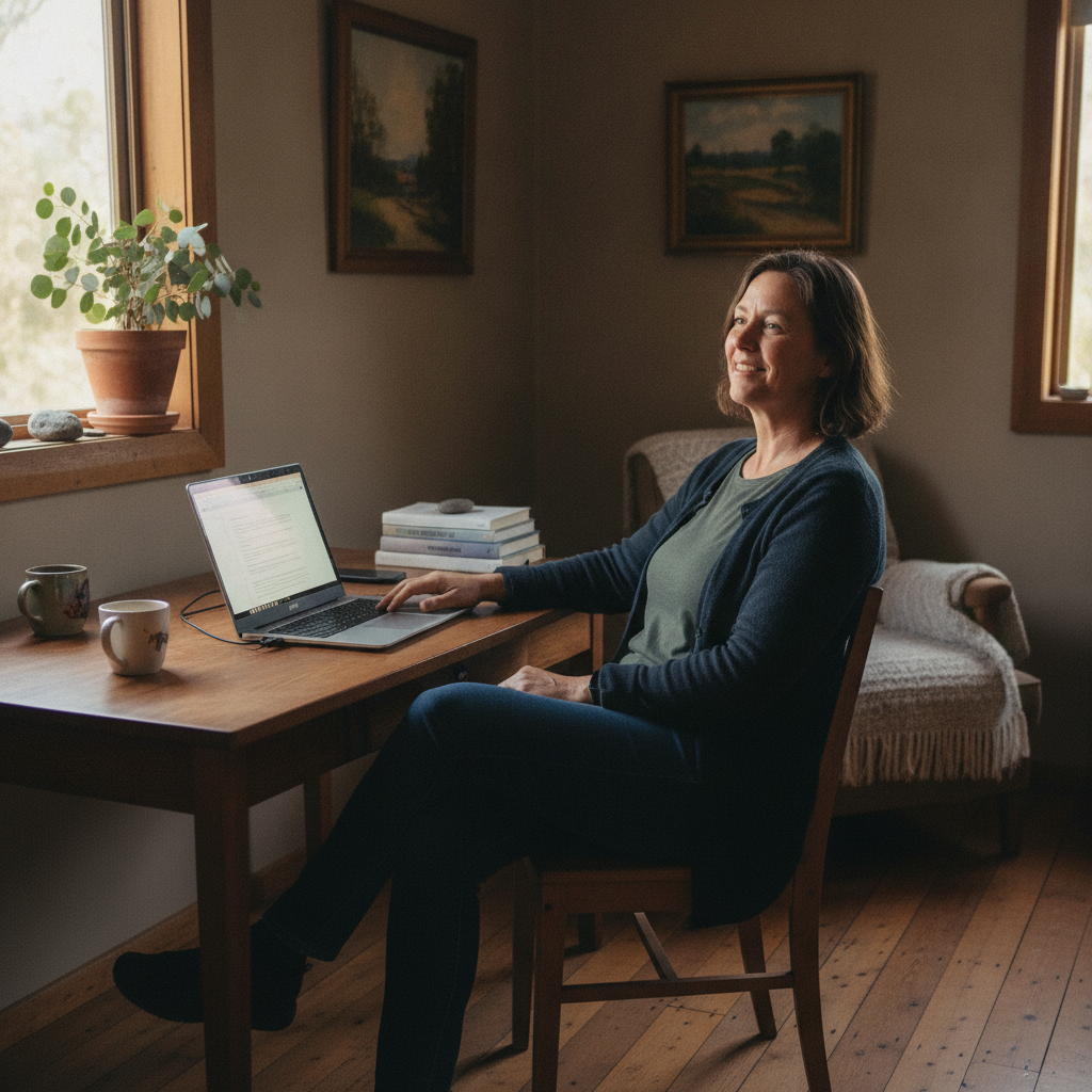 Computer cleaning in Pokolbin (2320) — a local resident at home with a clean, fast, dust-free computer running cool and quiet