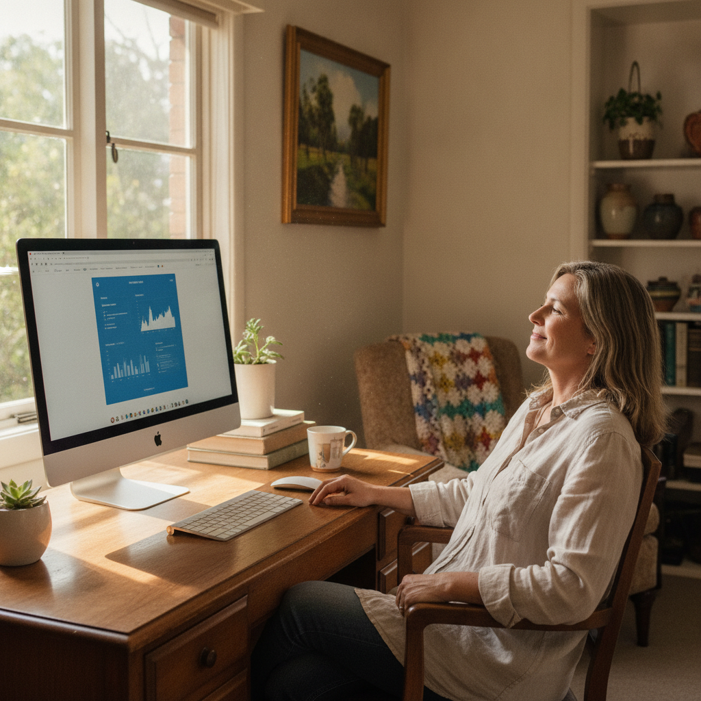 Computer cleaning in Port Botany (2036) — a local resident at home with a clean, fast, dust-free computer running cool and quiet