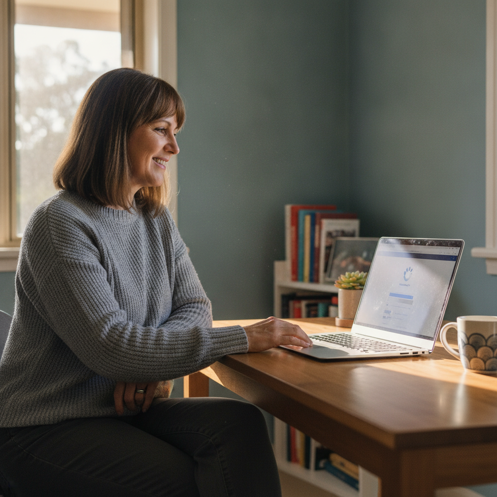 Computer cleaning in Port Gawler (5501) — a local resident at home with a clean, fast, dust-free computer running cool and quiet