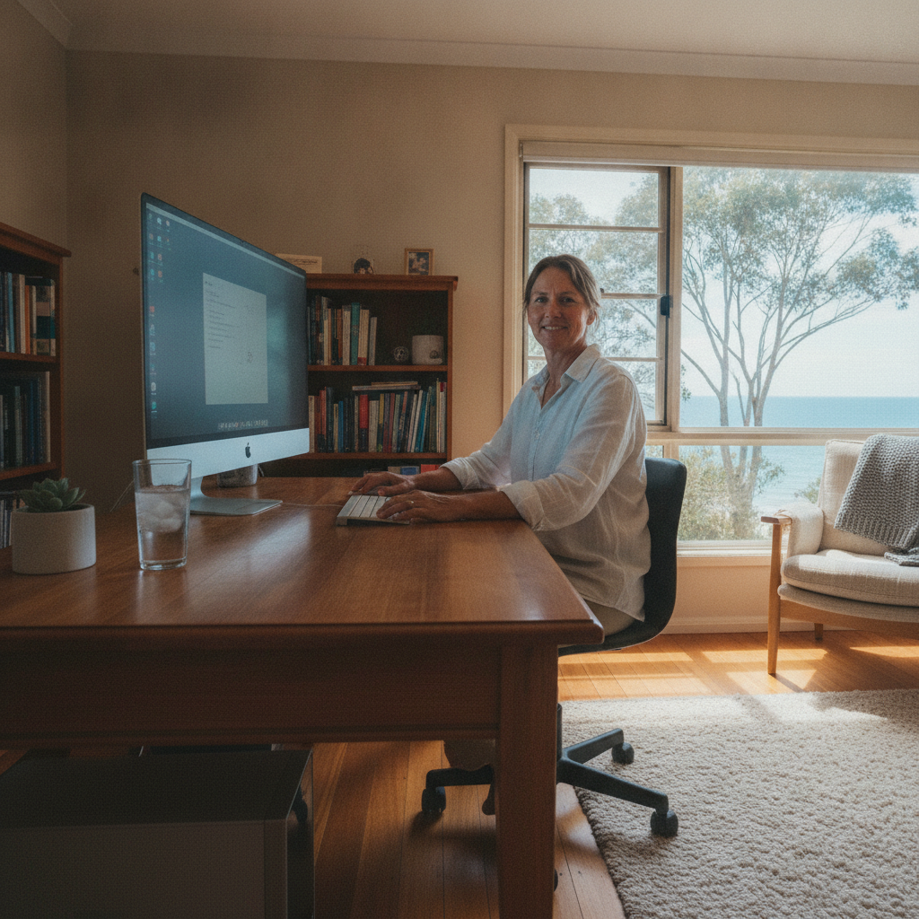 Computer cleaning in Potato Point (2545) — a local resident at home with a clean, fast, dust-free computer running cool and quiet