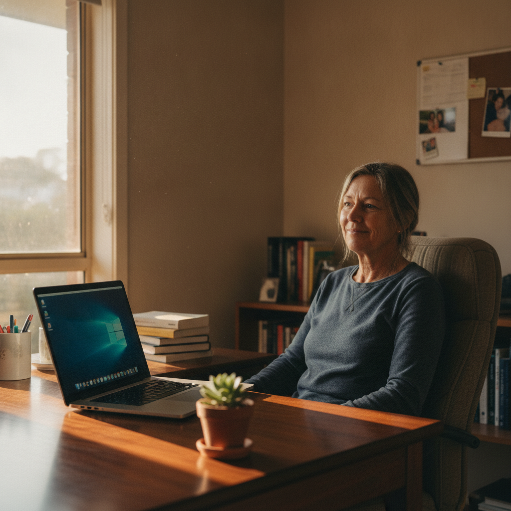 Computer cleaning in Prairiewood (2176) — a local resident at home with a clean, fast, dust-free computer running cool and quiet