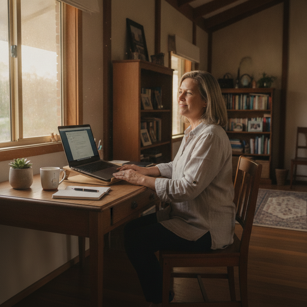 Computer cleaning in Quaama (2550) — a local resident at home with a clean, fast, dust-free computer running cool and quiet
