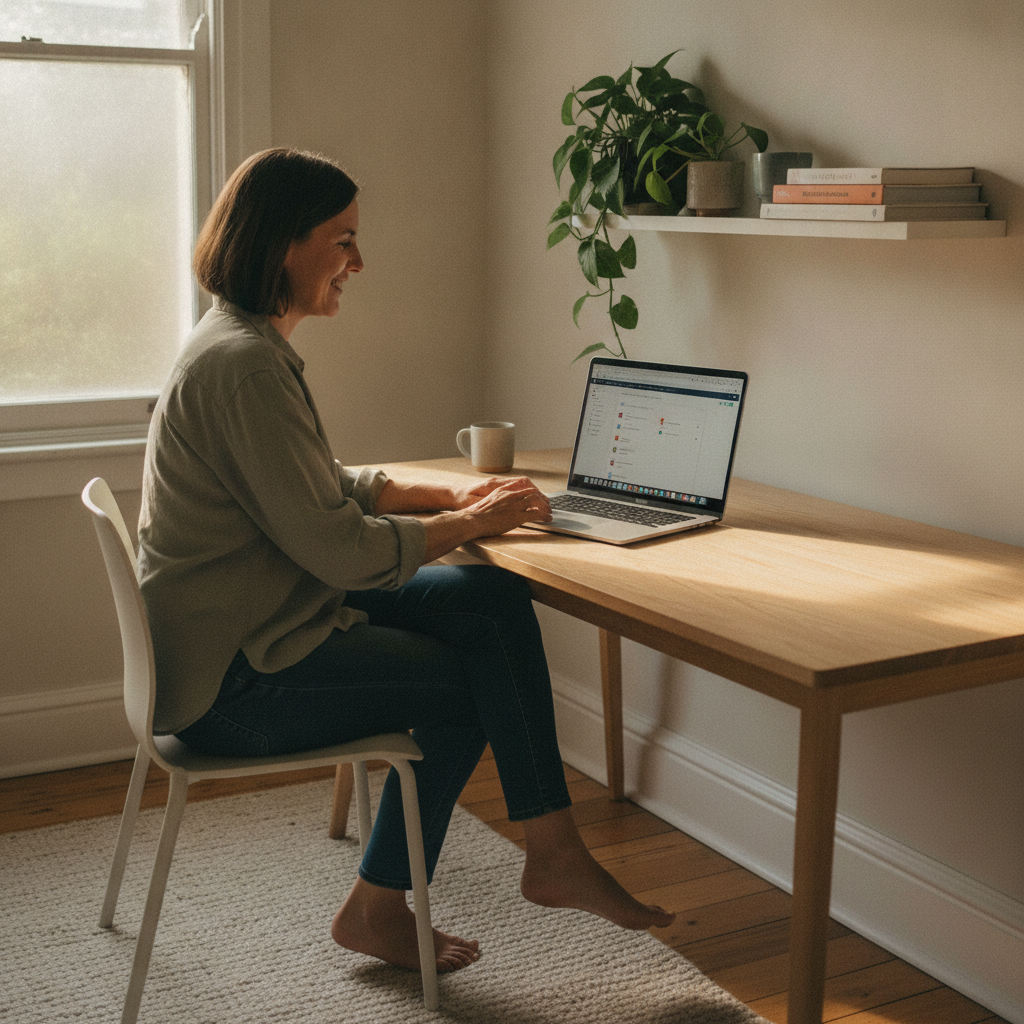 Computer cleaning in Randwick (2031) — a local resident at home with a clean, fast, dust-free computer running cool and quiet