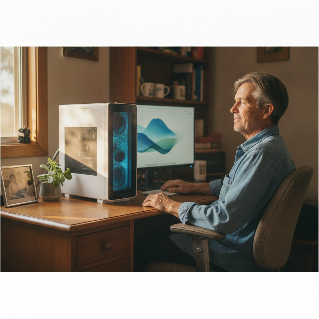 Computer cleaning in Rappville (2469) — a local resident at home with a clean, fast, dust-free computer running cool and quiet