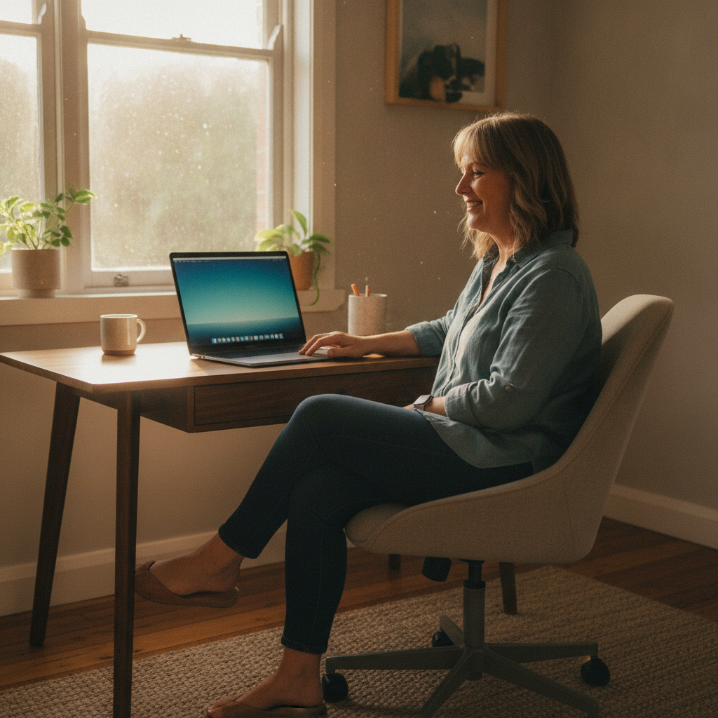 Computer cleaning in Rathmines (2283) — a local resident at home with a clean, fast, dust-free computer running cool and quiet