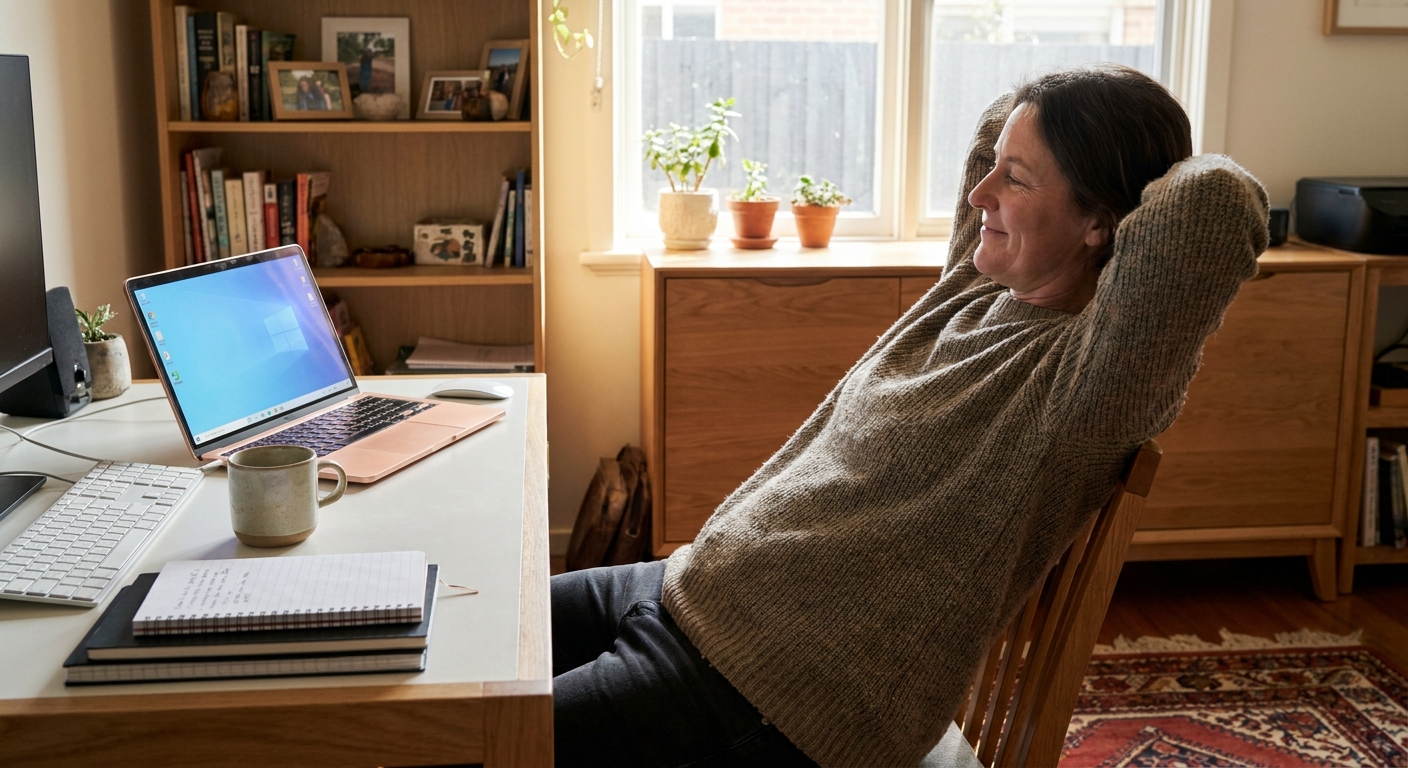Computer cleaning in Reservoir East (3073) — a local resident at home with a clean, fast, dust-free computer running cool and quiet