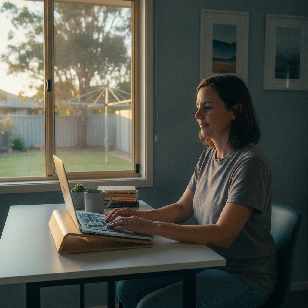 Computer cleaning in Risdon Vale (7016) — a local resident at home with a clean, fast, dust-free computer running cool and quiet